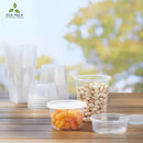 Plastic containers with lids MEGA Combo Pack Comes With 44 Sets of 8oz, 16oz, and 32oz