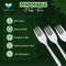 Plastic Forks Medium Size - Bulk Pack (1000 Forks)