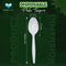 Plastic Teaspoon Medium Size - Bulk Pack (1000 Teaspoons)