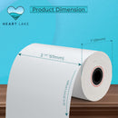 2 1/4" x 30' Rolls [20 Pack] Premium Quality Thermal Paper Rolls for Credit/Debit Card Machines