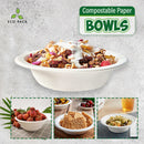 16 oz Compostable Paper Bowls | 50 pack