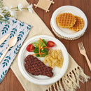 Biodegradable Paper Plates Combo Pack with Utensils