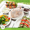 Compostable 10" Heavy Duty Disposable Paper Plates [125 Pieces]