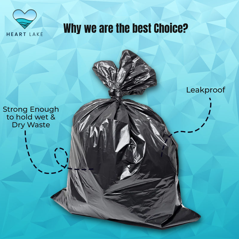 Heavy Duty Garbage Bags for Commercial Use (Bulk Packs)