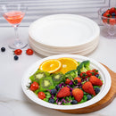 Compostable 9" Heavy Duty Disposable Paper Plates [125 Pieces]