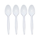 Plastic Teaspoon Medium Size - Bulk Pack (1000 Teaspoons)