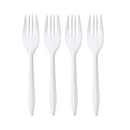 Plastic Forks Medium Size - Bulk Pack (1000 Forks)