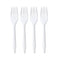 Plastic Forks Medium Size - Bulk Pack (1000 Forks)