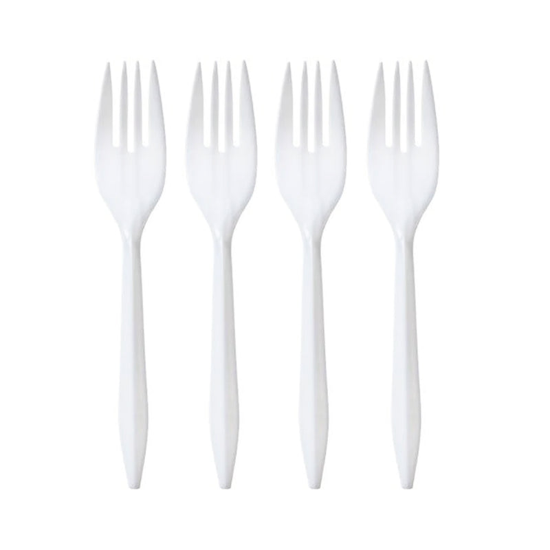 Plastic Forks Medium Size - Bulk Pack (1000 Forks)