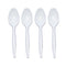 Plastic Teaspoon Medium Size - Bulk Pack (1000 Teaspoons)