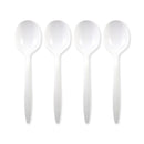 Plastic Soup Spoons Medium Size - Bulk Pack (1000 Soup Spoons)