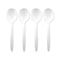 Plastic Soup Spoons Medium Size - Bulk Pack (1000 Soup Spoons)