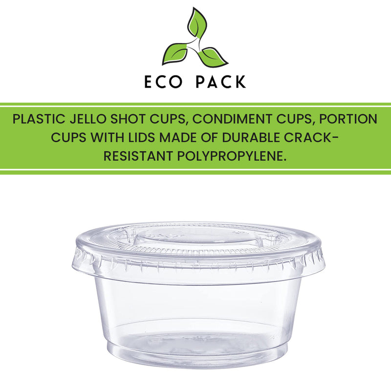 Plastic Disposable Portion Cups | 3.25 oz