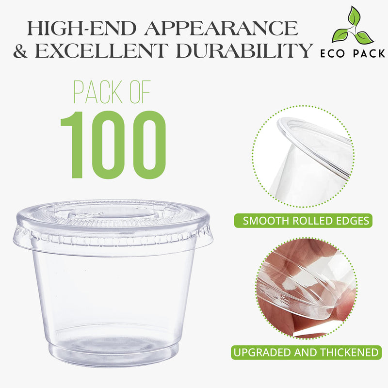 Plastic Disposable Portion Cups | 1 oz